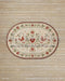 Whitewashed Oak with Nordic Folk Rug Fabric Floor (WM)