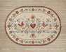 Whitewashed Oak with Nordic Folk Rug Fabric Floor (WM)