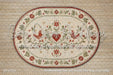 Whitewashed Oak with Nordic Folk Rug Fabric Floor (WM)