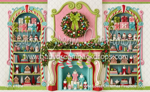 Who Loves Christmas Fireplace (CC)