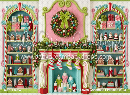Who Loves Christmas Fireplace (CC)