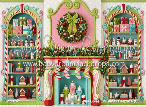 Who Loves Christmas Fireplace (CC)