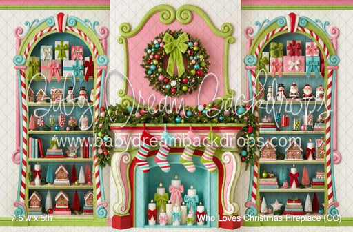 Who Loves Christmas Fireplace (CC)