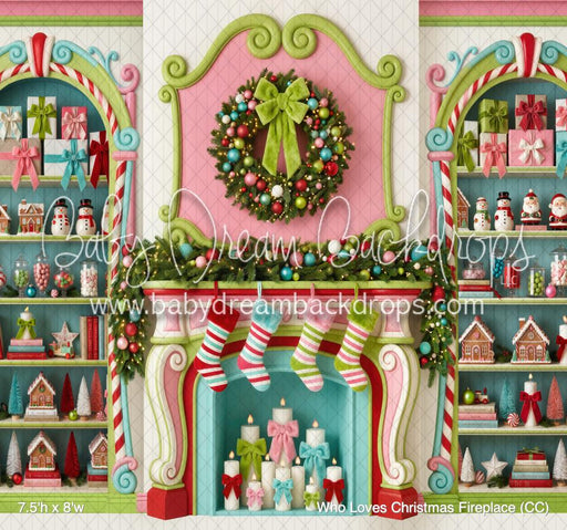 Who Loves Christmas Fireplace (CC)