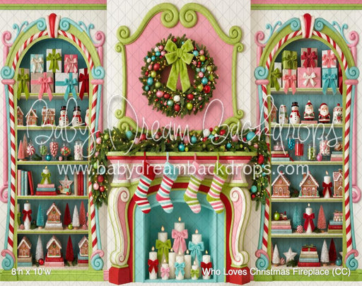 Who Loves Christmas Fireplace (CC)