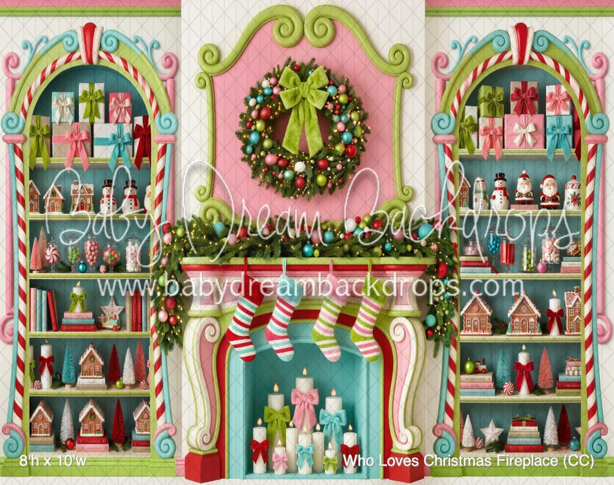 Who Loves Christmas Fireplace (CC)