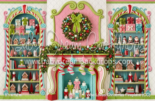 Who Loves Christmas Fireplace (CC)