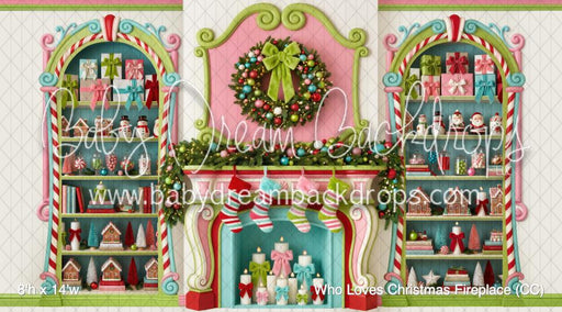 Who Loves Christmas Fireplace (CC)