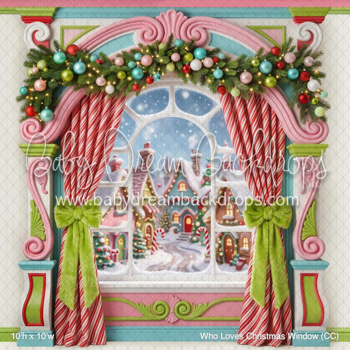 Who Loves Christmas Window (CC)