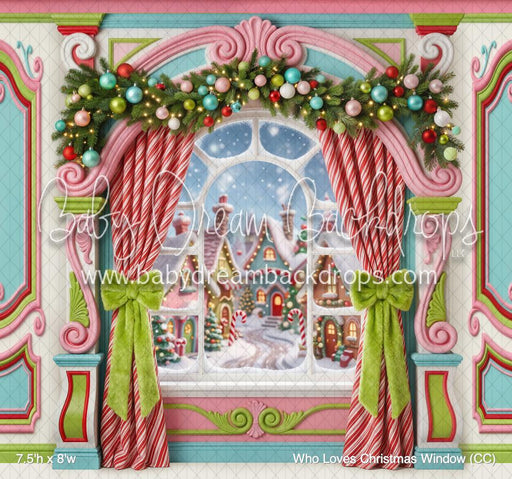 Who Loves Christmas Window (CC)