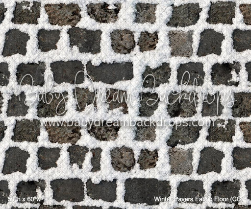 Winter Pavers Fabric Floor (CC)
