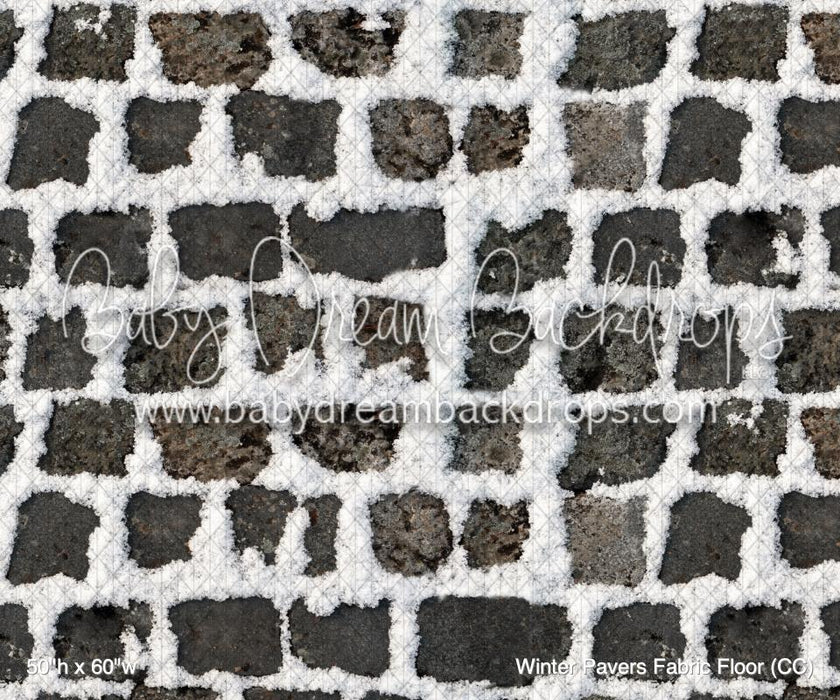 Winter Pavers Fabric Floor (CC)
