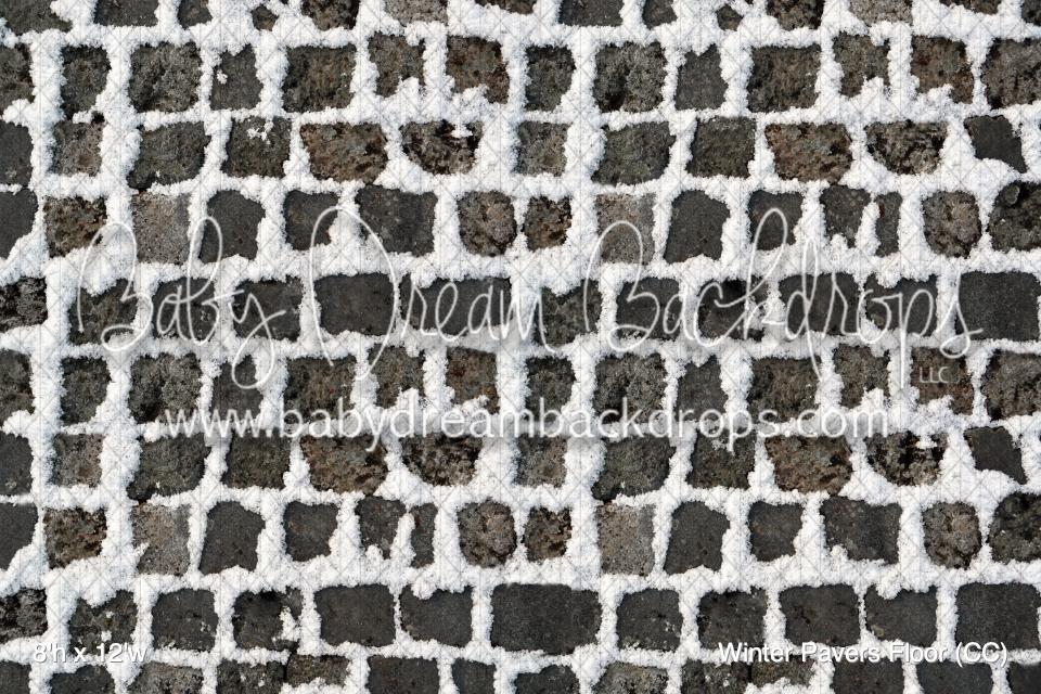 Winter Pavers Fabric Floor (CC)