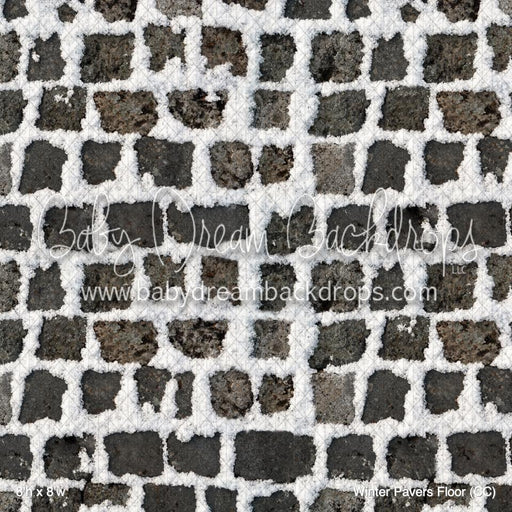 Winter Pavers Fabric Floor (CC)