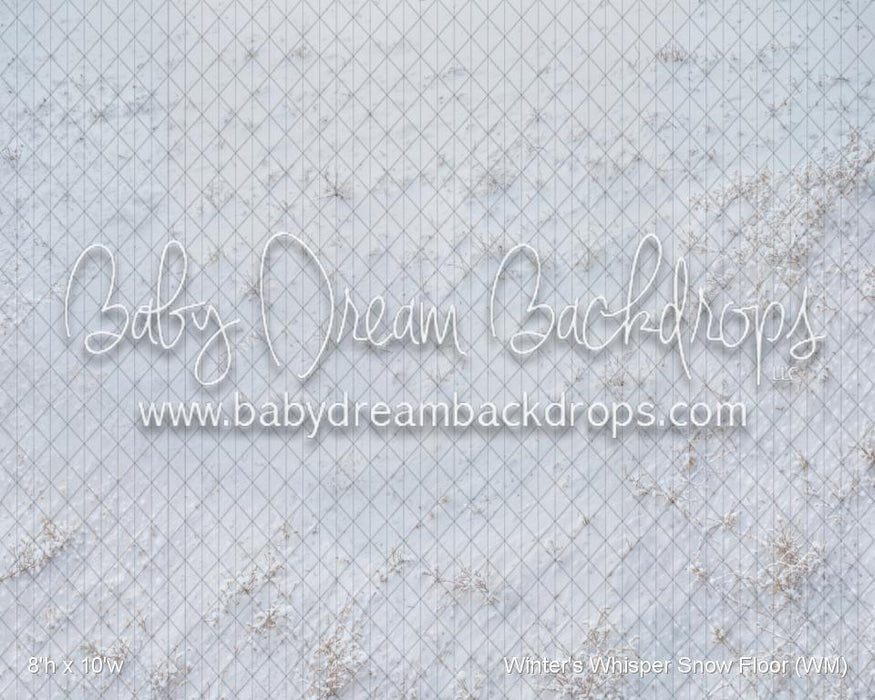 Winter's Whisper Snow Fabric Floor (WM)