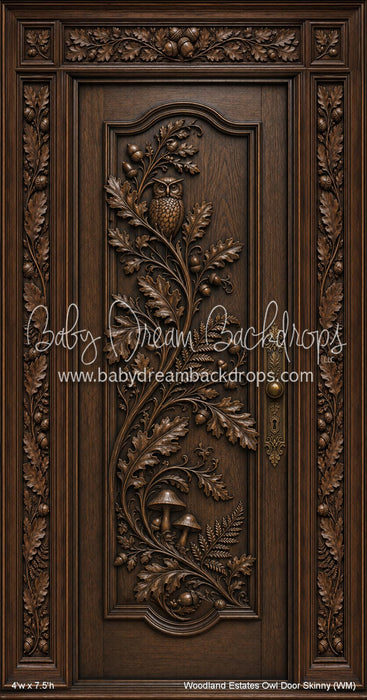 Woodland Estates Owl Door Skinny (WM)