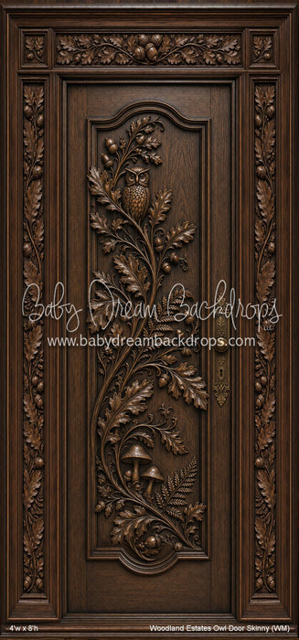 Woodland Estates Owl Door Skinny (WM)
