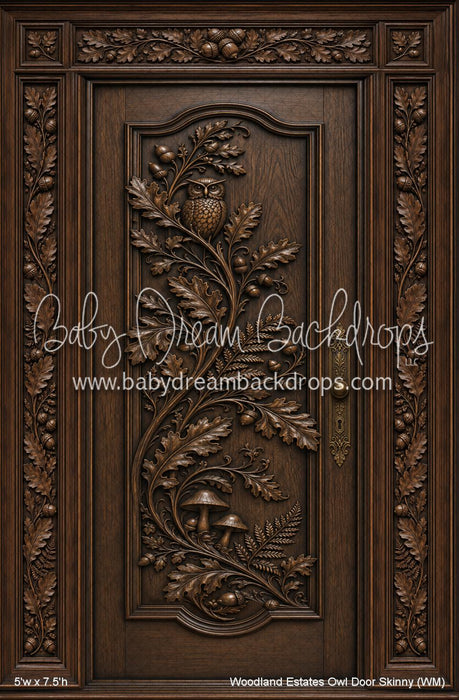 Woodland Estates Owl Door Skinny (WM)