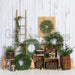 Wreath Making Display White Wood (JG)