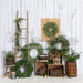 Wreath Making Display White Wood Simple (JG)