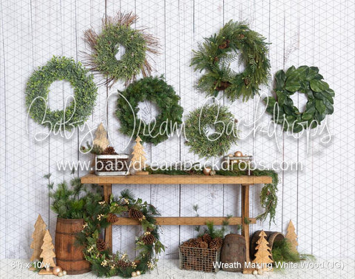 Wreath Making White Wood (JG)