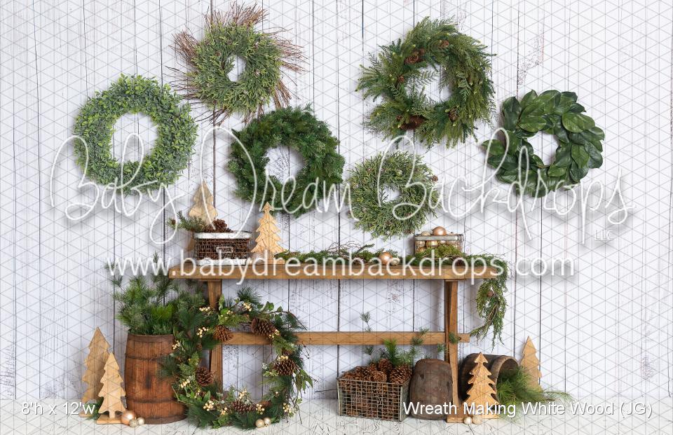 Wreath Making White Wood (JG)
