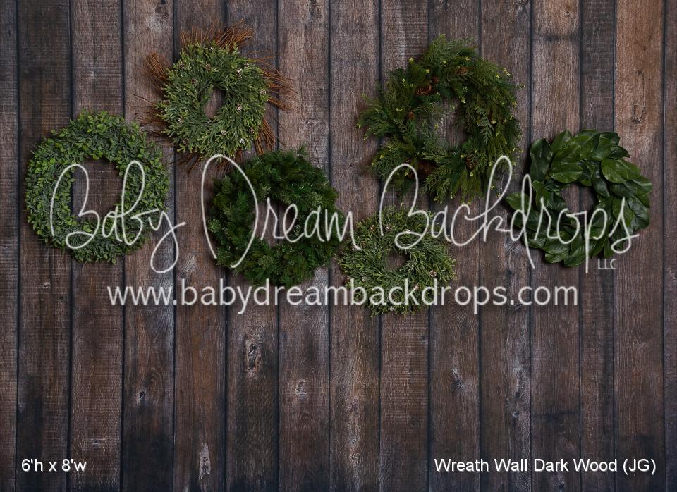 Wreath Wall Dark Wood (JG)