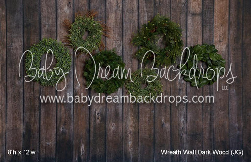 Wreath Wall Dark Wood (JG)
