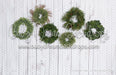 Wreath Wall White Wood (JG)