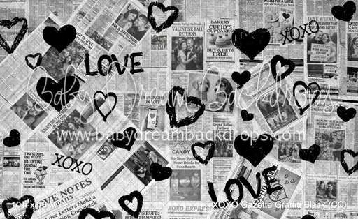 XOXO Gazette Graffiti Black (CC)