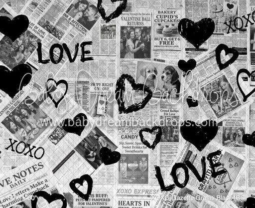 XOXO Gazette Graffiti Black (CC)