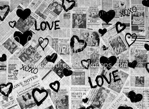 XOXO Gazette Graffiti Black (CC)