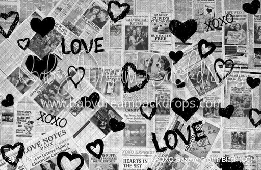 XOXO Gazette Graffiti Black (CC)