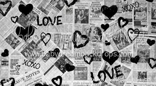 XOXO Gazette Graffiti Black (CC)