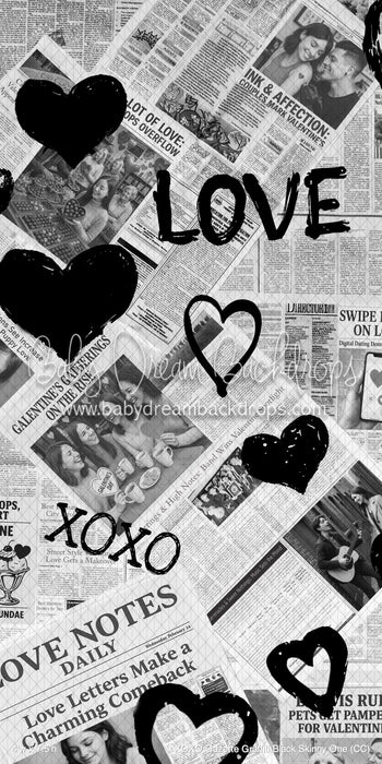 XOXO Gazette Graffiti Black Skinny One (CC)