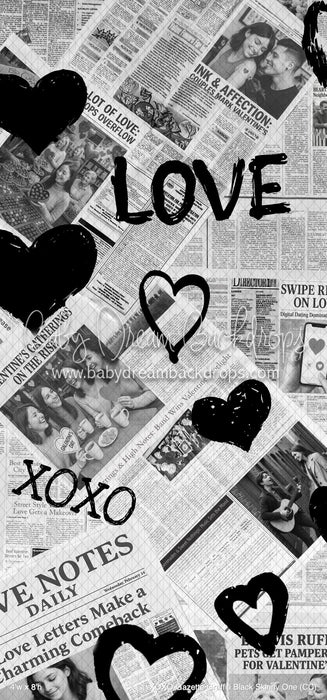 XOXO Gazette Graffiti Black Skinny One (CC)