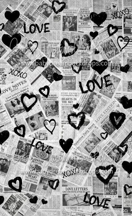 XOXO Gazette Graffiti Black Sweeps (CC)