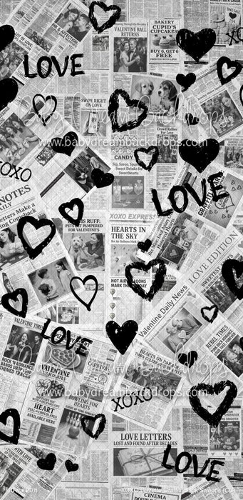 XOXO Gazette Graffiti Black Sweeps (CC)