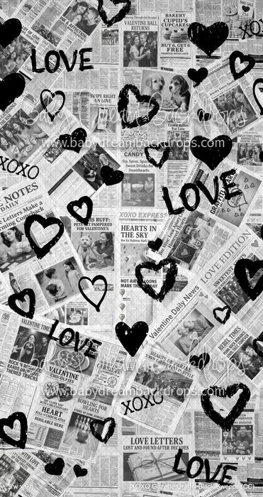 XOXO Gazette Graffiti Black Sweeps (CC)