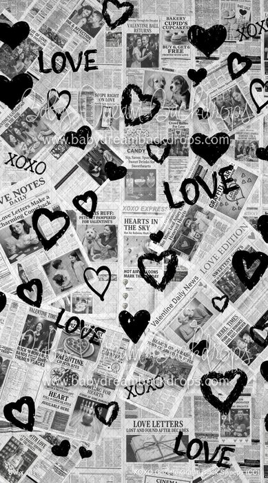 XOXO Gazette Graffiti Black Sweeps (CC)