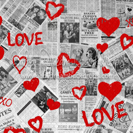XOXO Gazette Graffiti Red (CC)