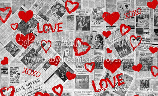 XOXO Gazette Graffiti Red (CC)