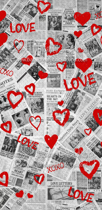 XOXO Gazette Graffiti Red Sweeps (CC)