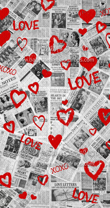 XOXO Gazette Graffiti Red Sweeps (CC)