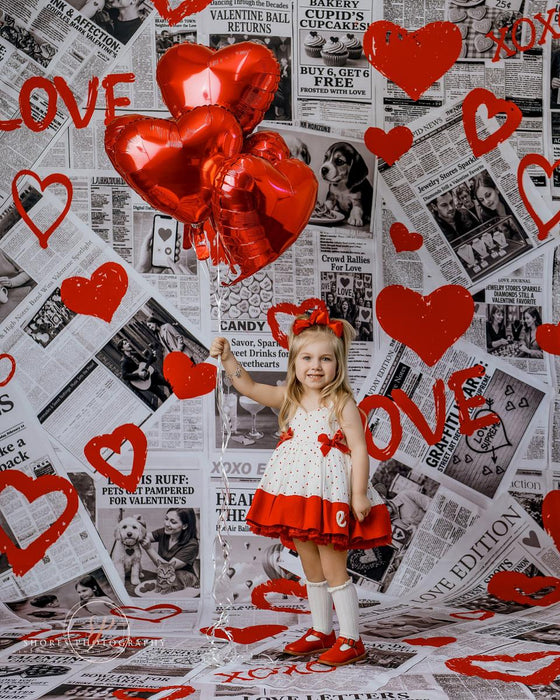 XOXO Gazette Graffiti Red Sweeps (CC)