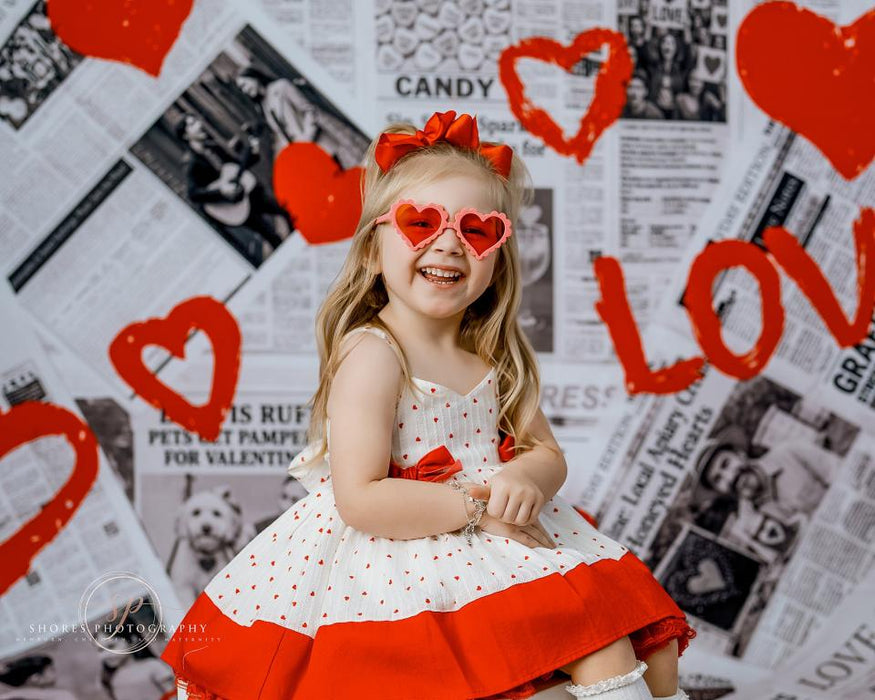 XOXO Gazette Graffiti Red Sweeps (CC)