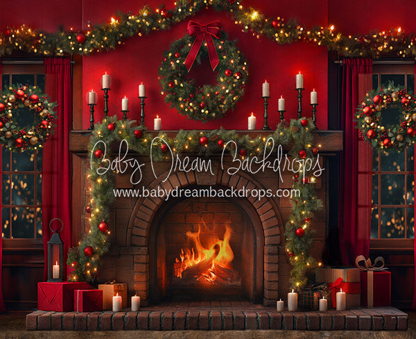 Yuletide Cheer Fireplace (JA)