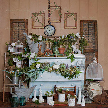 Bunnies in Bloom 8x8 JM