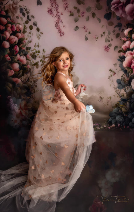 Gentle Blooms Painted Wall (MD)