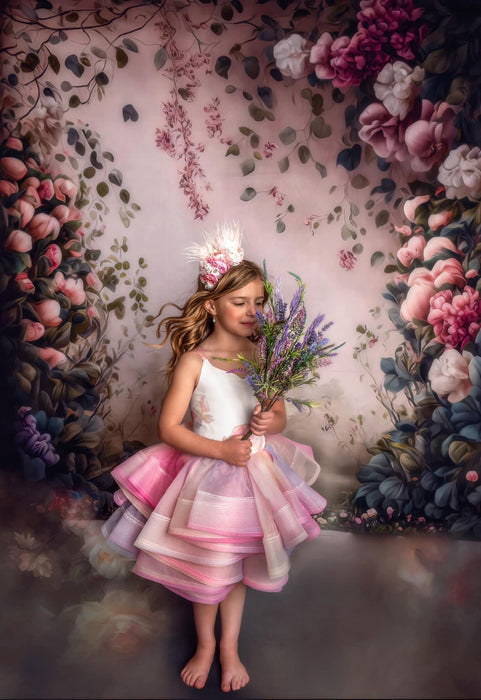 Gentle Blooms Painted Wall (MD)